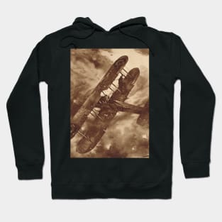 WWI Hero balancing a plane by wing walk Hoodie